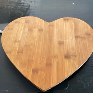 Wooden heart lazy susan